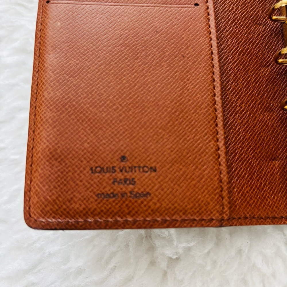 Louis Vuitton Brown Monogram Leather Vintage PM Agenda Cover - Picture 11 of 16